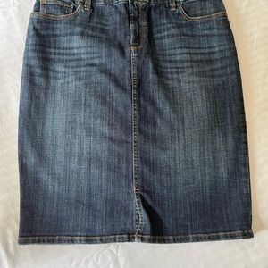 Chicos NWT JEAN SKIRT SIZE 1.5 or size 10.